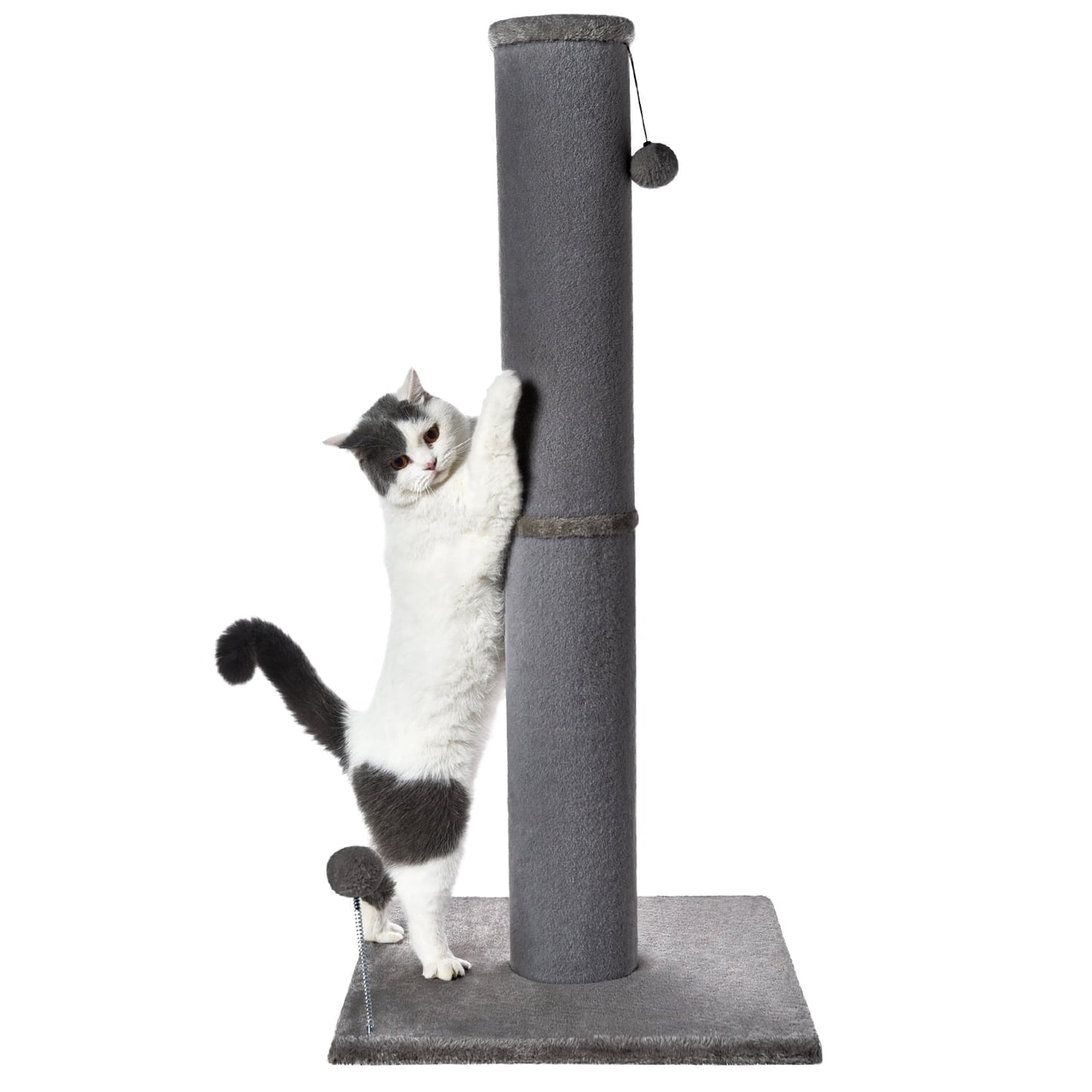 Cat Craft Bobcat 41" Cat Scratching Post with Hanging Toys | PetlyHome