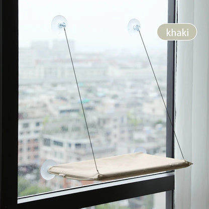 SunBasker Window Hammock – The Ultimate Sunny Seat for Cats Who Love to Lounge